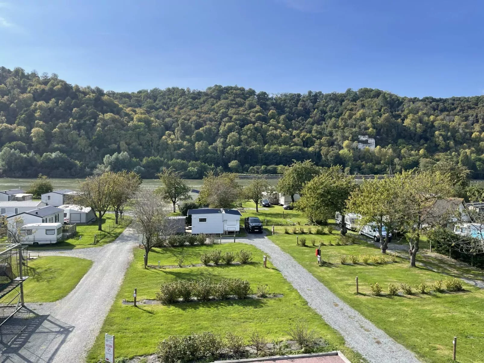 Campingplatz an der Seine