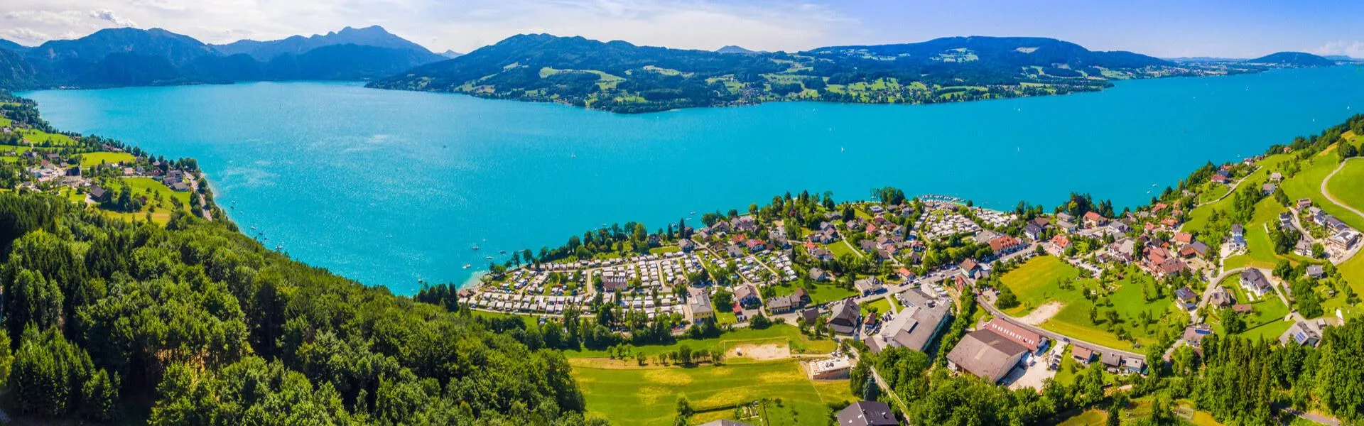 Search for campsites by the Attersee