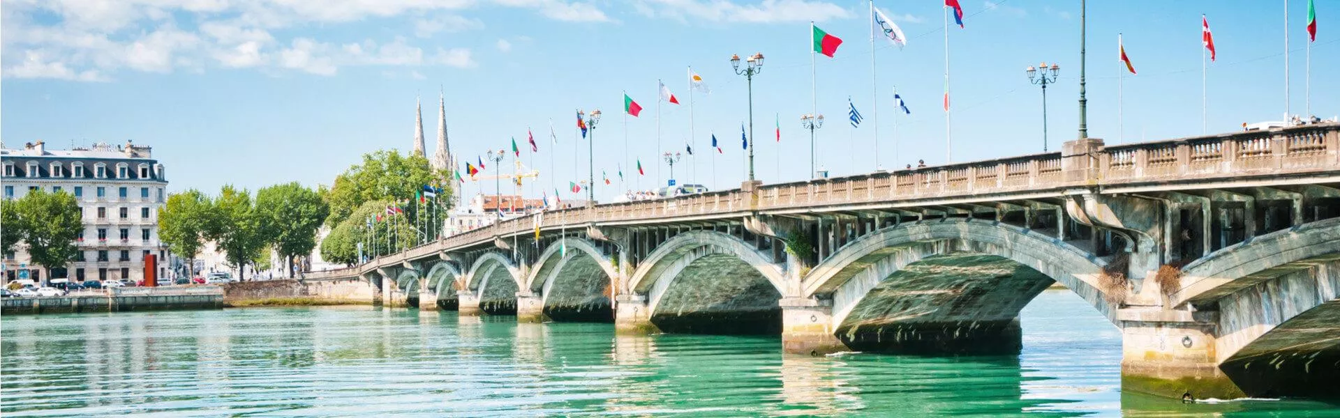 Campsites in the French Basque city of Bayonne