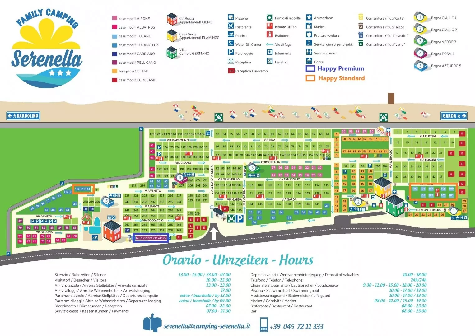 Campingplatz Serenella-