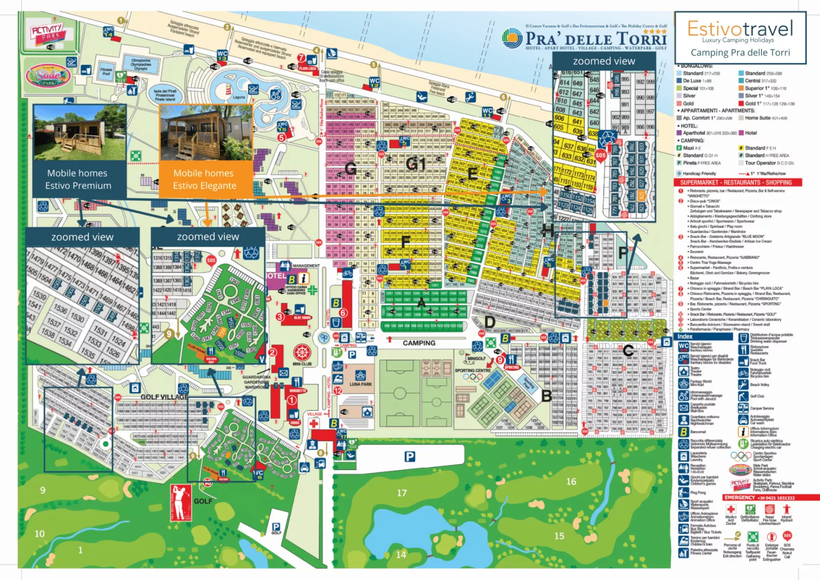 Campingplatz Pradelle Torri-